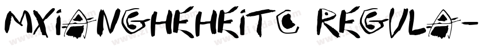 mxiangheheitc regula字体转换